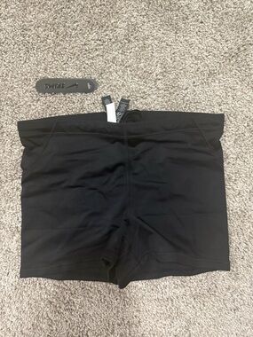 SKIMS Black High-Rise Bike Shorts